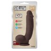 Sensualism 21cm Kıkırdaklı Gerçekçi Dildo