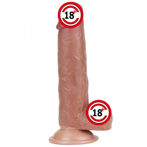 7.5″ Dual Layer Oynar Derili Realistik Melez Penis