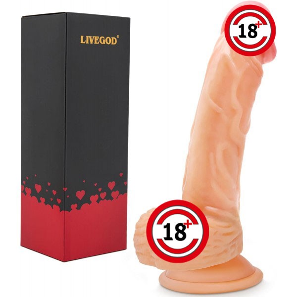 8.3 inç Yumuşak Gerçekçi Yapay Penis
