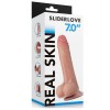 Dual Layer Oynar Derili Realistik Penis - 18 cm