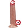 Dual Layer Oynar Derili Realistik Melez Penis - 20 Cm