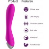 Klitoral ve G-Spot Şarjlı Vibratör 19.5 cm