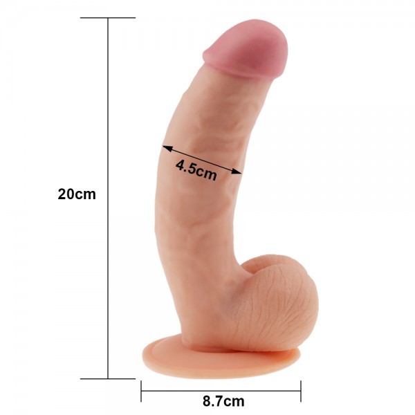 Ultra Soft Dude 21.5 cm Gerçekçi Realistik Dildo